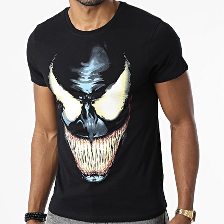Spiderman - Camiseta Venom Sonrisa MEVENOXTS002 Negro