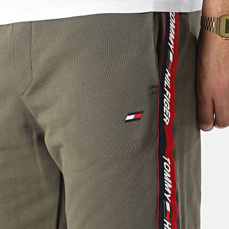 Tommy Hilfiger - Pantalón Jogger Tape 1282 Verde Kaki