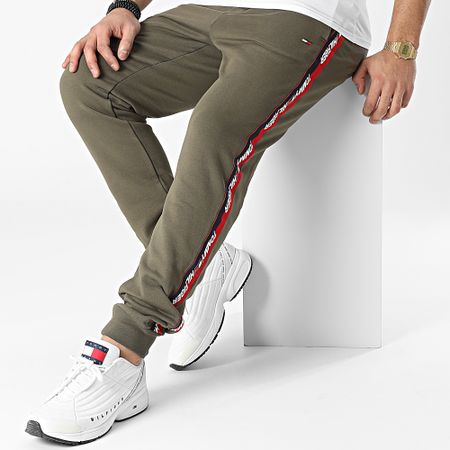 Tommy Hilfiger - Pantalón Jogger Tape 1282 Verde Kaki