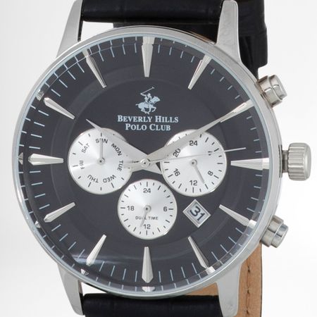Beverly Hills Polo Club - Montre BP3121X Noir Argenté