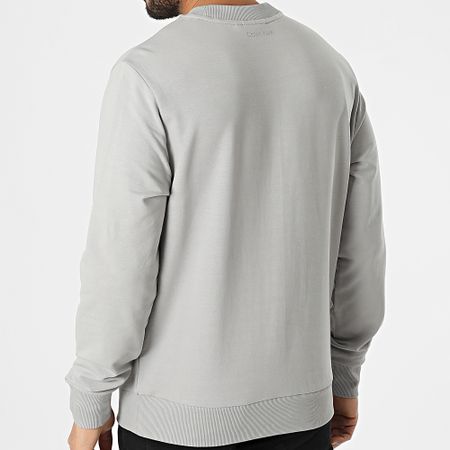 Calvin Klein - Sudadera Matt Shine Split Logo Cuello Redondo 8029 Gris
