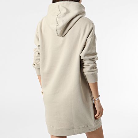 Teddy Smith - Vestido De Sudadera Con Capucha Para Mujer Abyl Beige