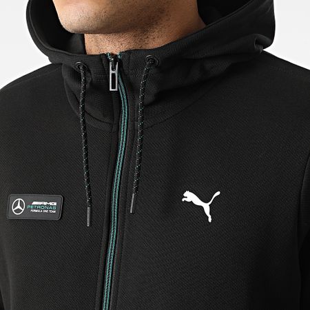 Puma - Sudadera con cremallera Mercedes AMG Petronas Stripes 533607 Negro