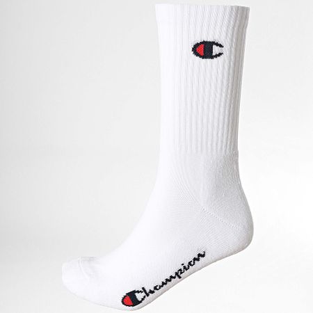 Champion - Pack De 3 Pares De Calcetines Calzini Blanco