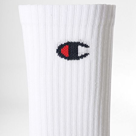 Champion - Pack De 3 Pares De Calcetines Calzini Blanco