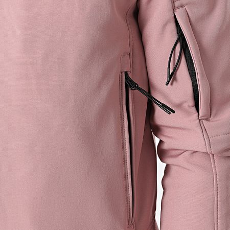 Frilivin - Chaqueta rosa con capucha y cremallera