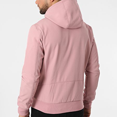 Frilivin - Chaqueta rosa con capucha y cremallera