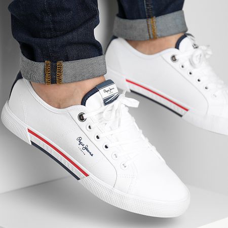 Pepe Jeans - Brady Basic Zapatillas PMS30816 Blanco