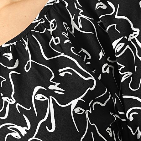 Only - Crop Top de mujer Eline Negro