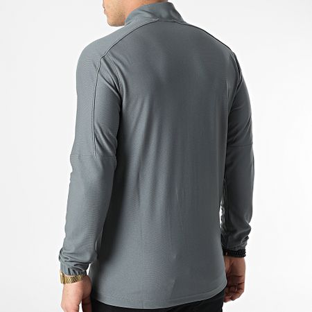 Under Armour - Challenger Chaqueta con cremallera a rayas 1365412 Gris pizarra