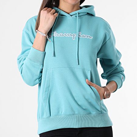 Champion - Sudadera con capucha para mujer 114919 Turquesa