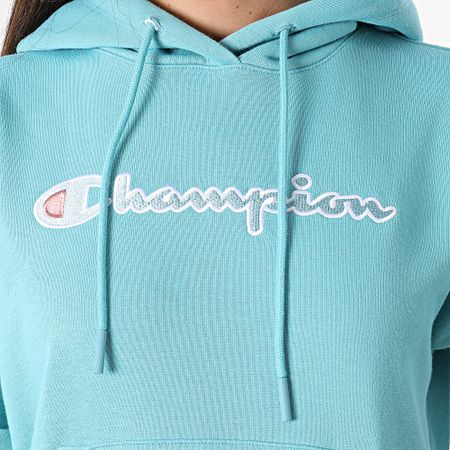 Champion - Sudadera con capucha para mujer 114919 Turquesa