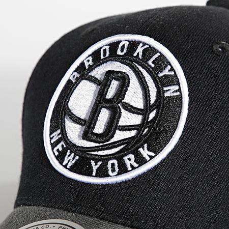 Mitchell and Ness - Gorra Team 2 Tone 2 Stretch Brooklyn Nets Negra