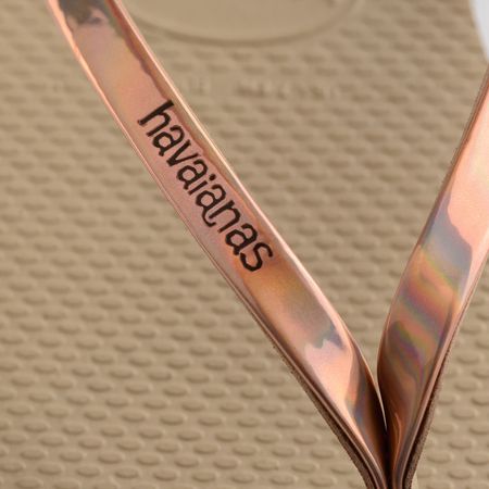 Havaianas - Chanclas de mujer You Metallic Beige Pink