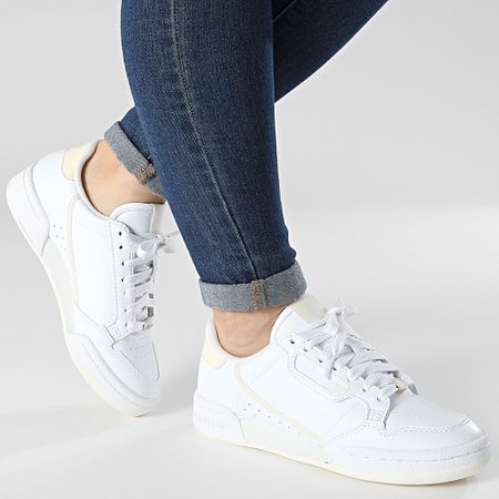 Adidas Originals - Continental 80 Vegan Zapatillas Mujer GZ0785 Cloud White Ecru Tint Off White