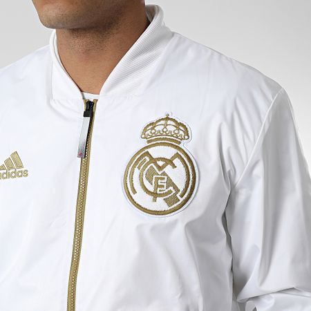 Adidas Performance - Veste Bomber Real Madrid LNY HA2530 Blanc
