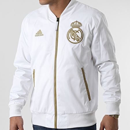 Adidas Performance - Veste Bomber Real Madrid LNY HA2530 Blanc