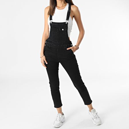 Girls Outfit - Peto vaquero de mujer S512 Negro