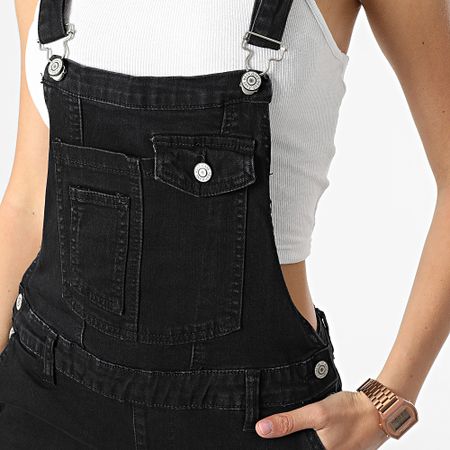 Girls Outfit - Peto vaquero de mujer S512 Negro