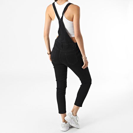 Girls Outfit - Peto vaquero de mujer S512 Negro