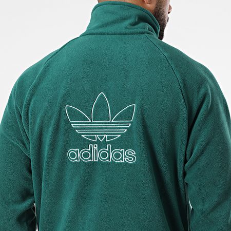 Adidas Originals - Chaqueta Polar Outdoor Trefoil HG1989 Verde
