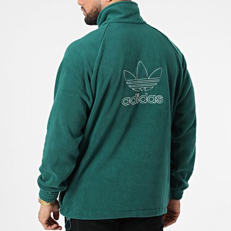 Adidas Originals - Chaqueta Polar Outdoor Trefoil HG1989 Verde