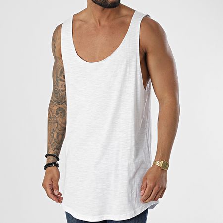 Urban Classics - Camiseta sin mangas extragrande blanca