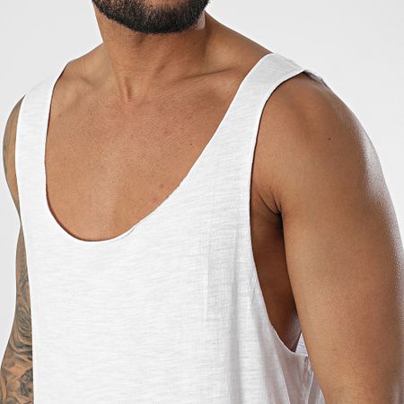 Urban Classics - Camiseta sin mangas extragrande blanca