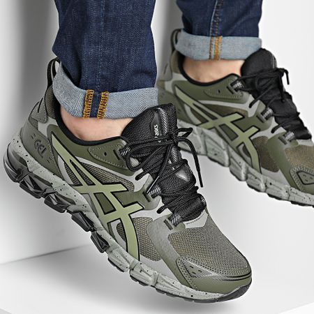 Asics - Zapatillas Gel Quantum 180 1201A063 Olive Canvas Lichen Green