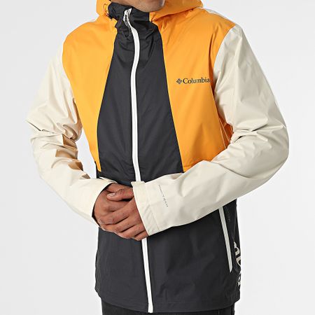 Columbia - Chaqueta con capucha y cremallera Inner Limits 1893991 Beige Negro Naranja