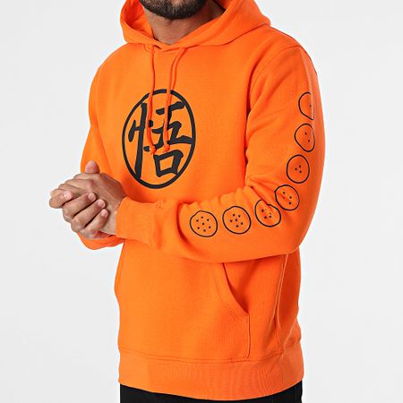 Dragon Ball Z - Sudadera Goku Kanji Naranja Negro
