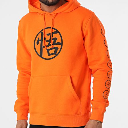 Dragon Ball Z - Sudadera Goku Kanji Naranja Negro
