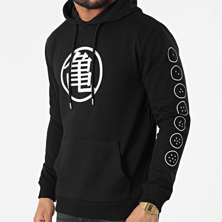 Dragon Ball Z - Sudadera Kame Kanji negro blanco
