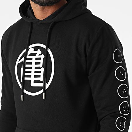 Dragon Ball Z - Sudadera Kame Kanji negro blanco