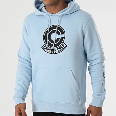 Dragon Ball Z - Sudadera Capsule Corp azul cielo negro