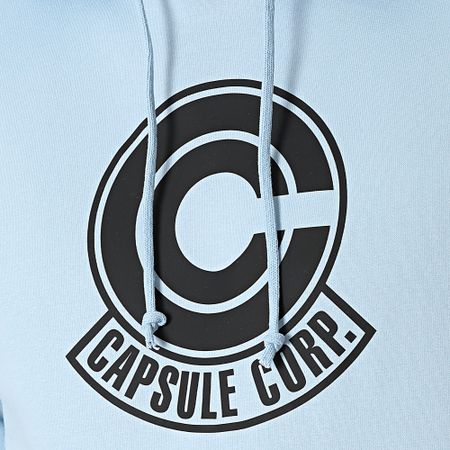 Dragon Ball Z - Sudadera Capsule Corp azul cielo negro