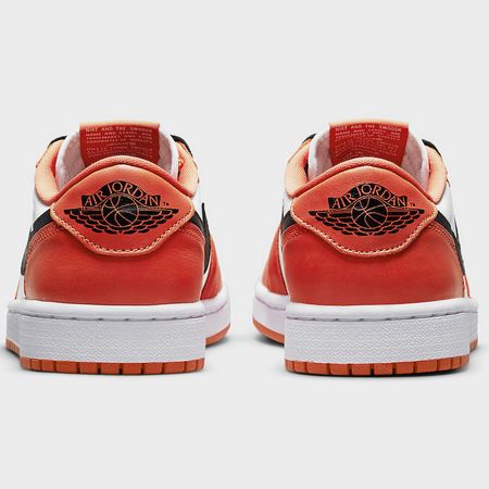 Jordan - Air Jordan 1 Low OG CZ0790 Naranja Negro Blanco Zapatillas