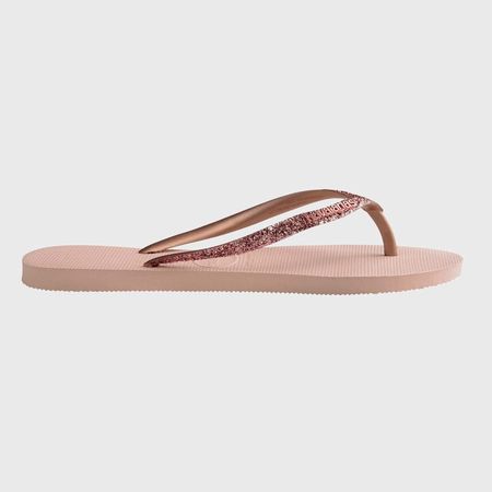 Havaianas - Chanclas de mujer Slim Glitter II rosa
