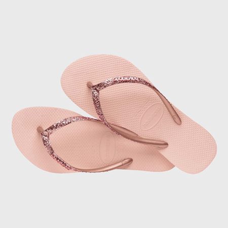 Havaianas - Chanclas de mujer Slim Glitter II rosa