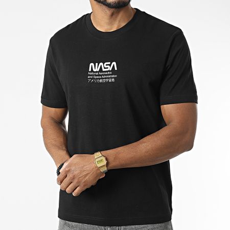 NASA - Oversize Large Admin 2 Camiseta Negro Blanco Naranja