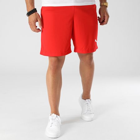 Puma - Pantalón Corto Jogging 704942 Rojo