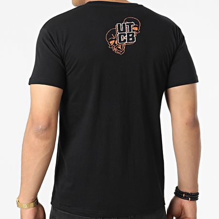 Mac Tyer Untouchable - Camiseta Calavera Electrica Negro Naranja