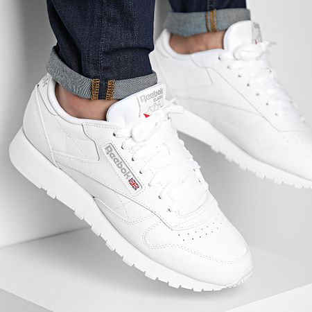 Reebok - Classic Piel GY0953 Calzado Blanco Gris Puro 3