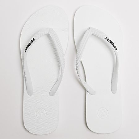 Superdry - Chanclas Vintage Classic Mujer Blanco