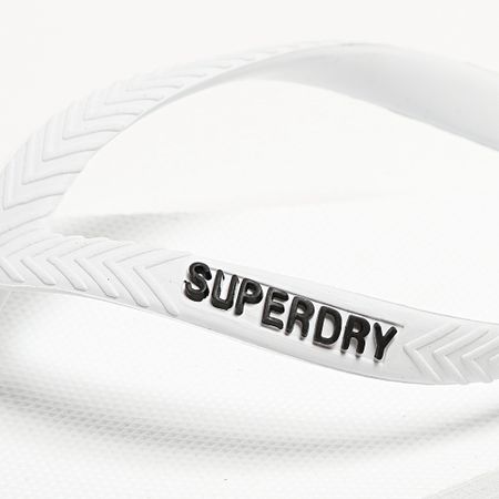 Superdry - Chanclas Vintage Classic Mujer Blanco