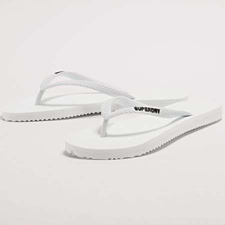 Superdry - Chanclas Vintage Classic Mujer Blanco