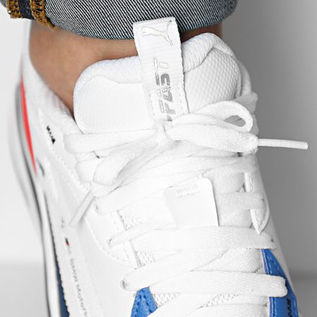 Puma - BMW MMS RS Fast MS Zapatillas 307027 Blanco Estate Azul Fiery Red
