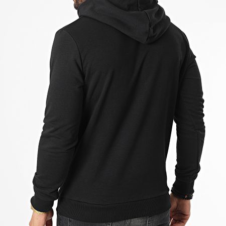AP du 113 - La Laverie Sudadera con capucha Negro Blanco