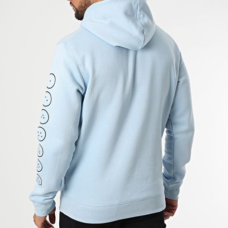 Dragon Ball Z - Capsule Corp Sudadera con capucha Azul cielo Negro