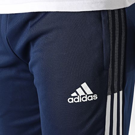 Adidas Performance - GE5427 Pantalones de chándal con banda azul marino